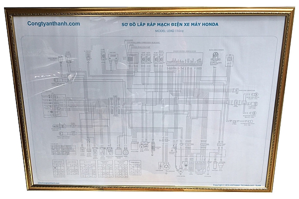 SƠ ĐỒ LẮP RÁP MẠCH ĐIỆN XE MÁY
