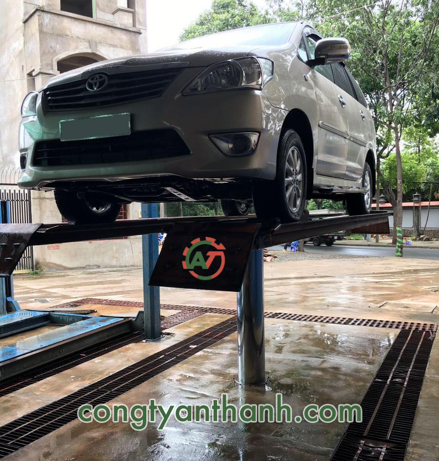 Cấu tạo chi tiết của thiết bị cầu nâng ô tô 1 trụ