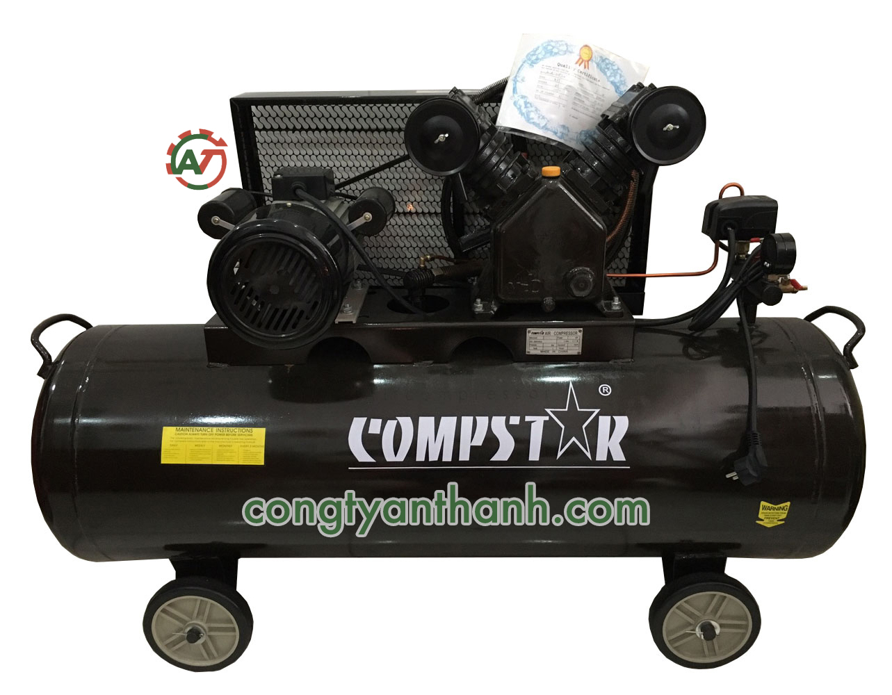 Máy nén khí - hỗ trợ các hoạt động điều khiển thiết bị tự động hóa, cung cấp nguồn năng lượng từ khí nén